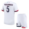 Oficiální Fotbalový Dres Paris Saint-Germain Marquinhos 5 Hostující 2024-25 pro Děti